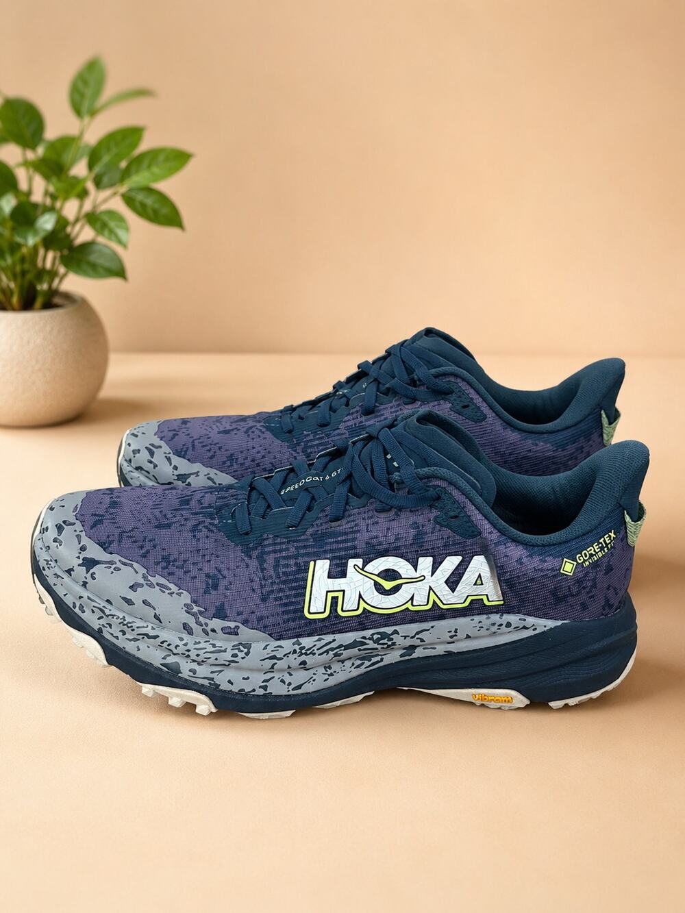 USED Hoka Men's Speedgoat 6 GTX Blue Twilight/Druzy 11.5 Medium